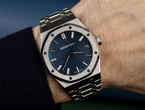 audemars piguet royal oak blue baton|audemars piguet oak price.